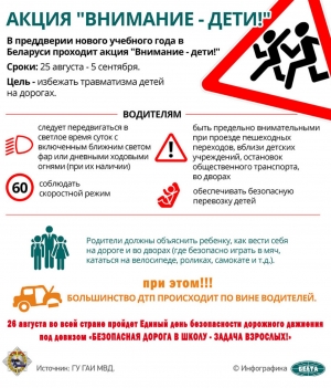 Акция &quot;Внимание дети!&quot;
