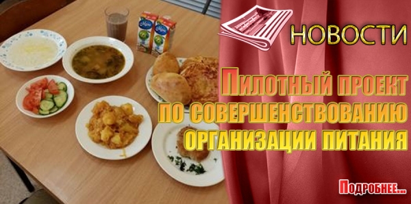 Пилотный проект по совершенствованию организации питания