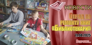 Отряд по ремонту книг «Библиотекари»